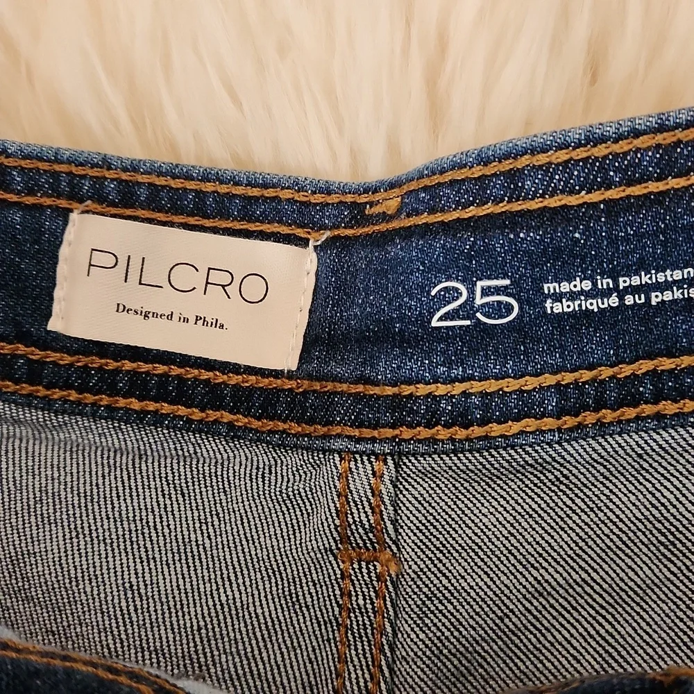 Anthropologie Pilcro Mid Rise Denim Shorts